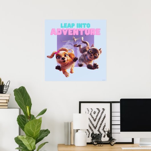 Stap in het avontuur poster (Thuiskantoor)