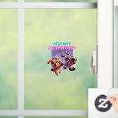 Stap in het avontuur raamsticker (Huis)