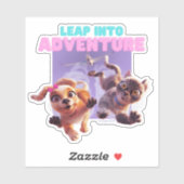 Stap in het avontuur sticker (Vel)