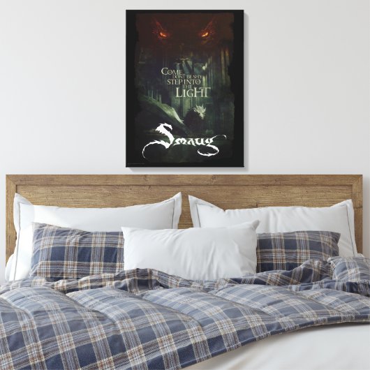 Stap in het licht canvas afdruk (Insitu (Slaapkamer))