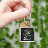 Stap in het licht sleutelhanger (Hand)