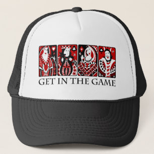 Stap in het spel trucker pet