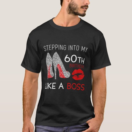 Stap in mijn 60e hoofdstuk 60 verjaardag vrouwen g t-shirt (Voorkant)