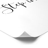 Stap in Power Inspirerend Poster (Hoek)