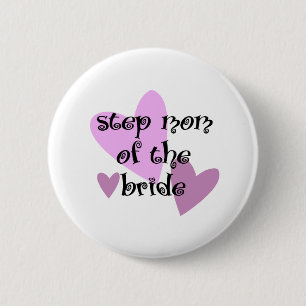 Stap mama van de Bride Ronde Button 5,7 Cm