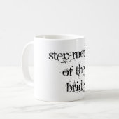 Stap moeder van de bride koffiemok (Voorkant links)