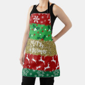 Stap naast Oegly Sweater, Love Ugly Kerstapon Schort (Insitu)