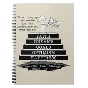 Stap omhoog notitieboek