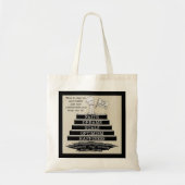 Stap omhoog tote bag (Voorkant)