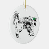 Stap op de tak keramisch ornament (Rechts)