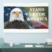 STAP OP VOOR AMERIKA #VoteBlue Banner (Beurs)