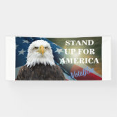 STAP OP VOOR AMERIKA #VoteBlue Spandoek (Horizontaal)