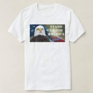 STAP OP VOOR AMERIKA #VoteBlue T-shirt
