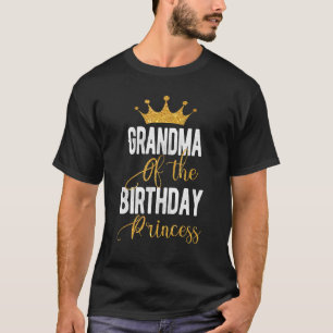 Stap pa van de Birthday prinses die familie aanpas T-shirt