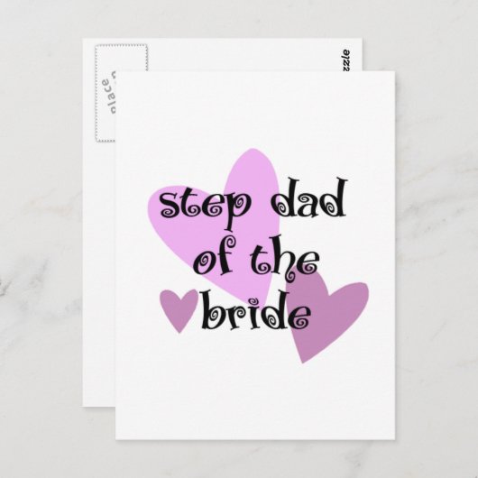 Stap pa van de Bride Briefkaart (Voorkant / Achterkant)