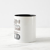 Stap papa Beste vaderdag Tweekleurige Koffiemok (Center)