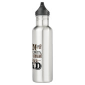 Stap papa Beste vaderdag Waterfles (Rechts)