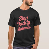 Stap Papa Materiaal Lange mouw T Shirt (Voorkant)