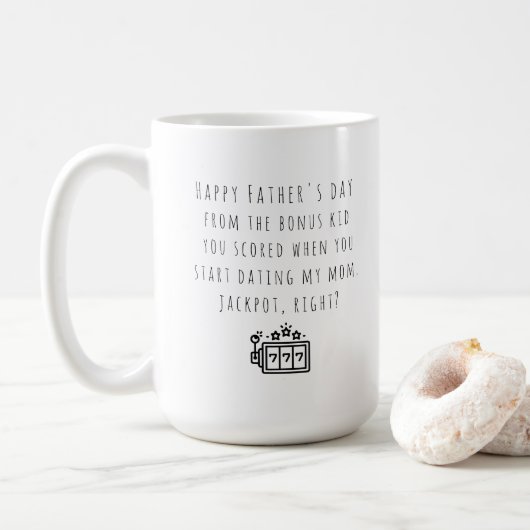 Stap Papa mok van bonus kind (Met donut)