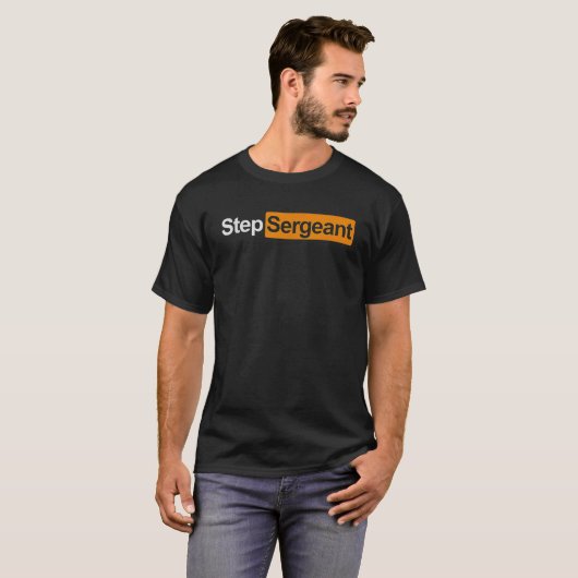 Stap Sergeant T-shirt (Voorkant volledig)