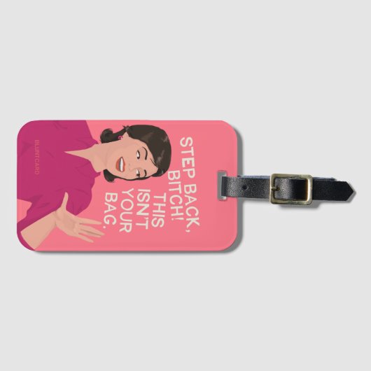 Stap terug! Dit is je tas niet. Bagagelabel (Voorkant (horizontaal))