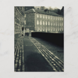 Stap terug in tijd - Streets van New Lanark Briefkaart