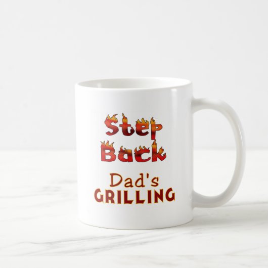 Stap terug Papa's Grilling T-shirts en geschenken Koffiemok (Rechts)