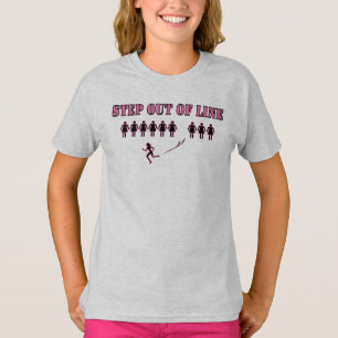 Stap uit het T-shirt