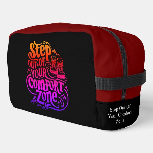 Stap uit uw Comfort Zone Toilettasje (Linkerhoek)