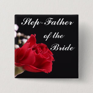 Stap vader van de bride vierkante button 5,1 cm