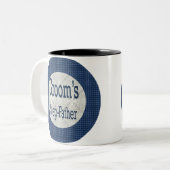 Stap-vader van de Groom-Mok Tweekleurige Koffiemok (Voorkant links)