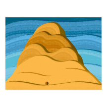 Stap van Geloven Abstract Gouden Berg