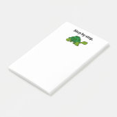 Stap voor Stap Schildpad Cartoon, Volhardend Winne Post-it® Notes (Schuin)