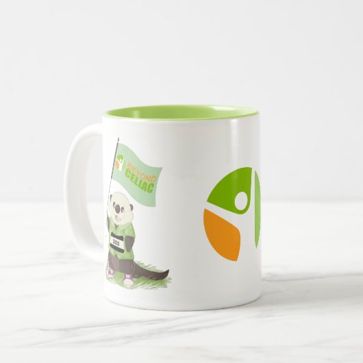 Stap voorbij Celiac 5K - Beyond Celiac Otter Mok (Voorkant links)