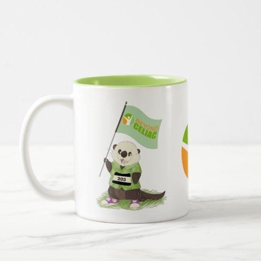 Stap voorbij Celiac 5K - Beyond Celiac Otter Mok (Links)