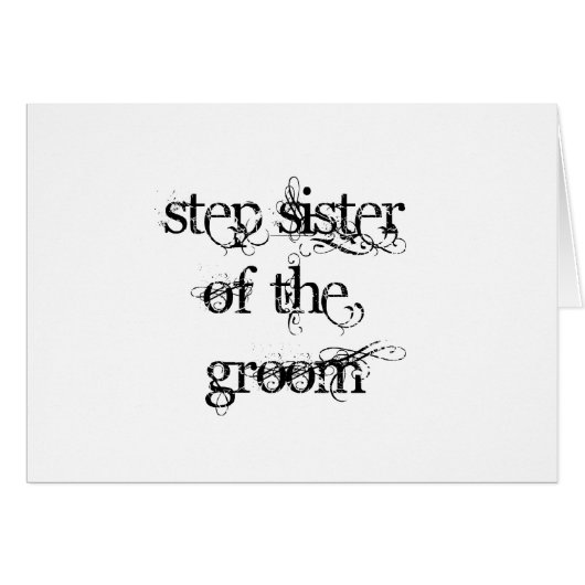 Stap zuster van de Groom (Voorkant Horizontaal)