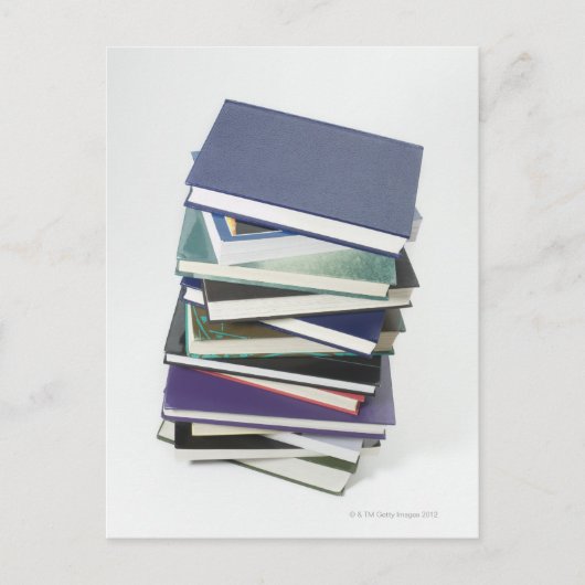 Stapel boeken briefkaart (Voorkant)