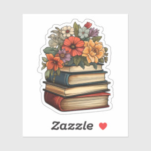 Stapel boeken illustratie sticker