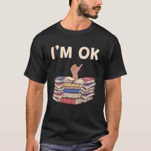 Stapel boeken in orde t-shirt