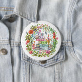 Stapel boeken ronde button 4,0 cm (In situ)