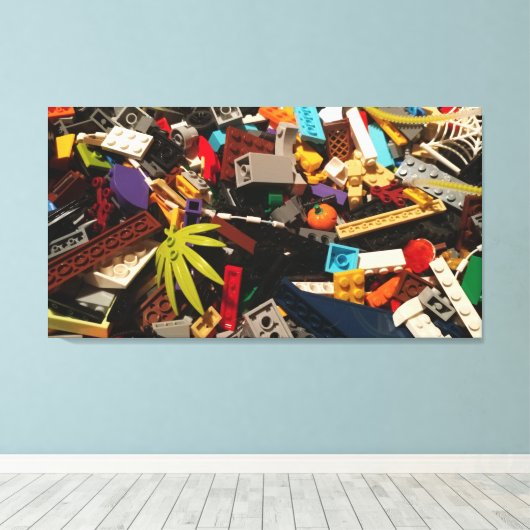 stapel canvas afdruk (Insitu (Houten vloer))