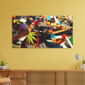 stapel canvas afdruk (Insitu (Woonkamer))