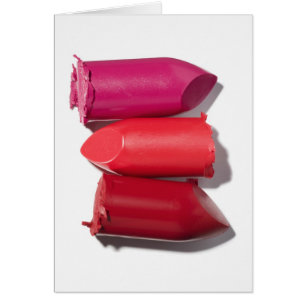 Stapel gebroken lipstick
