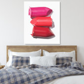 Stapel gebroken lipstick canvas afdruk (Insitu (Slaapkamer))