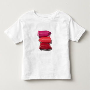 Stapel gebroken lipstick kinder shirts
