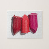 Stapel gebroken lipstick legpuzzel (Horizontaal)