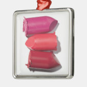 Stapel gebroken lipstick metalen ornament (Links)