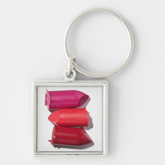 Stapel gebroken lipstick sleutelhanger (Voorkant)