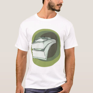 Stapel geld contant groene ruggen t-shirt