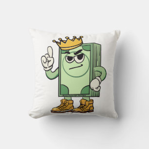 Stapel geld kussen